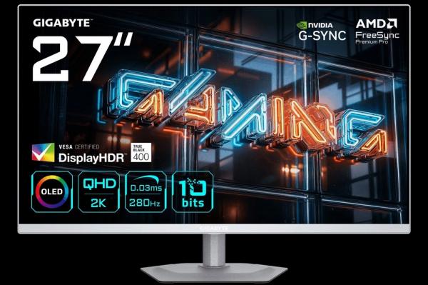 GIGABYTE представила новый OLED-монитор